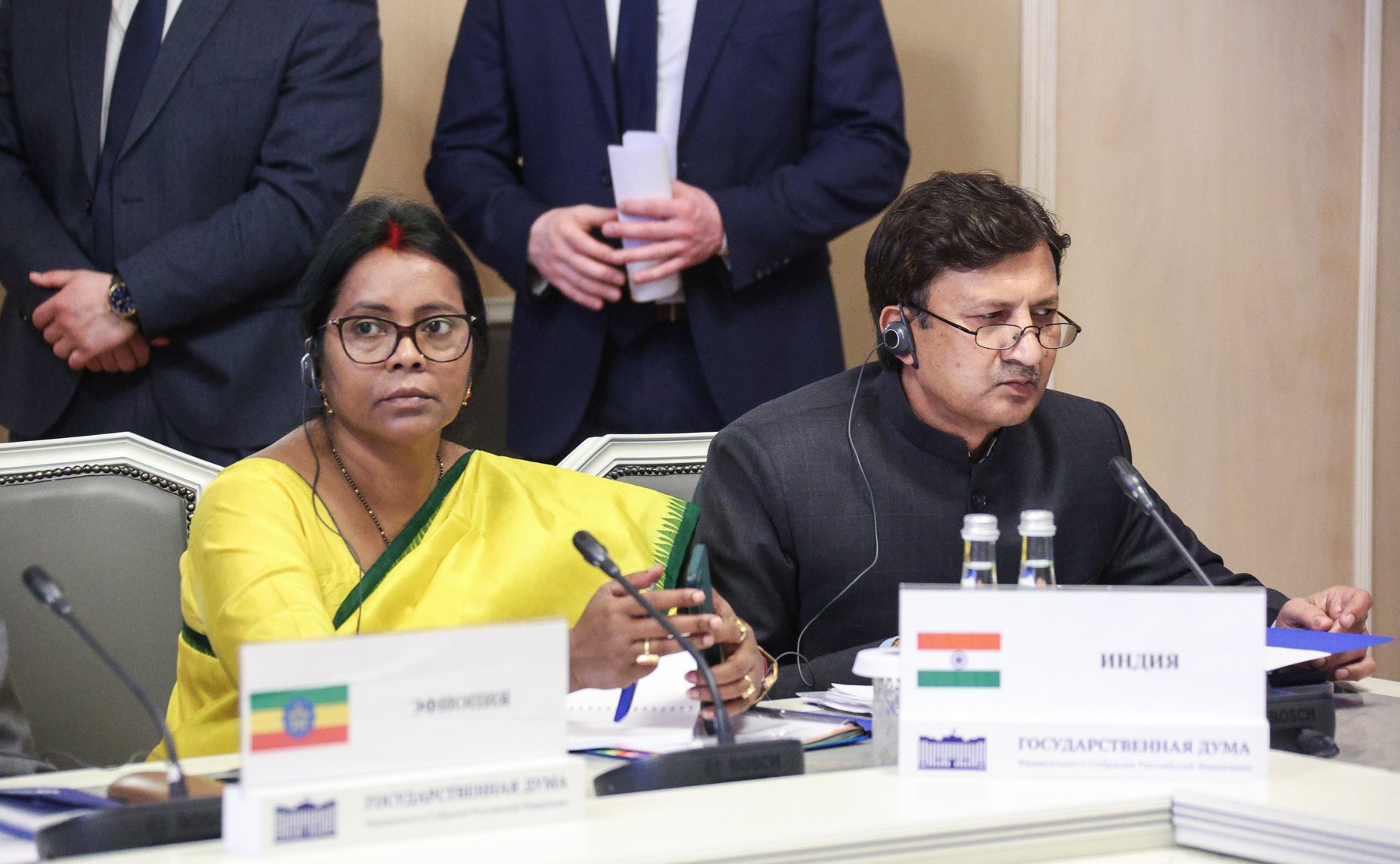 Встреча председателей комитетов по международным делам парламентов (палат парламентов) стран БРИКС с Председателем Государственной Думы Вячеславом Володиным