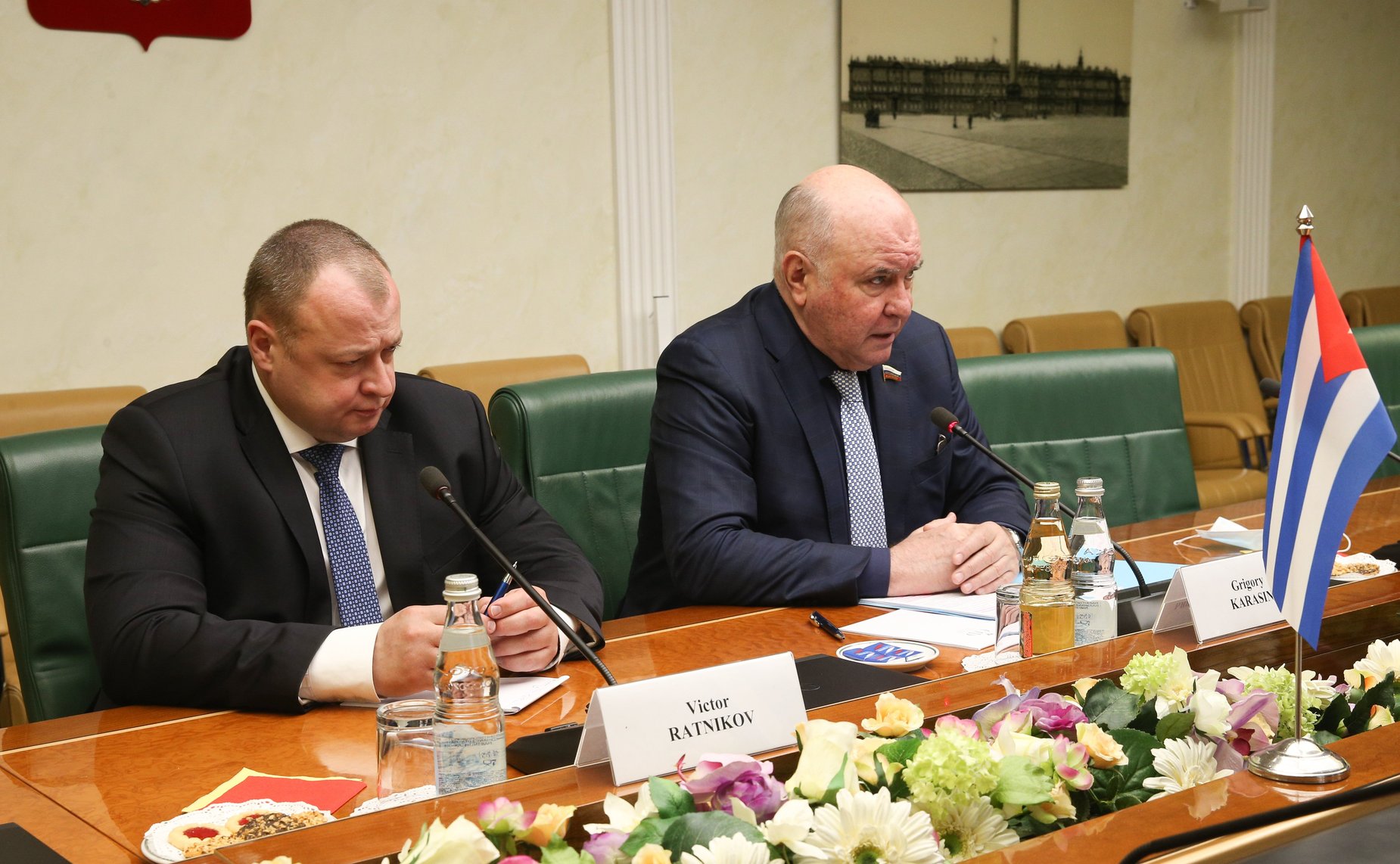 Встреча Григория Карасина с Чрезвычайным и Полномочным Послом Республики Куба в РФ