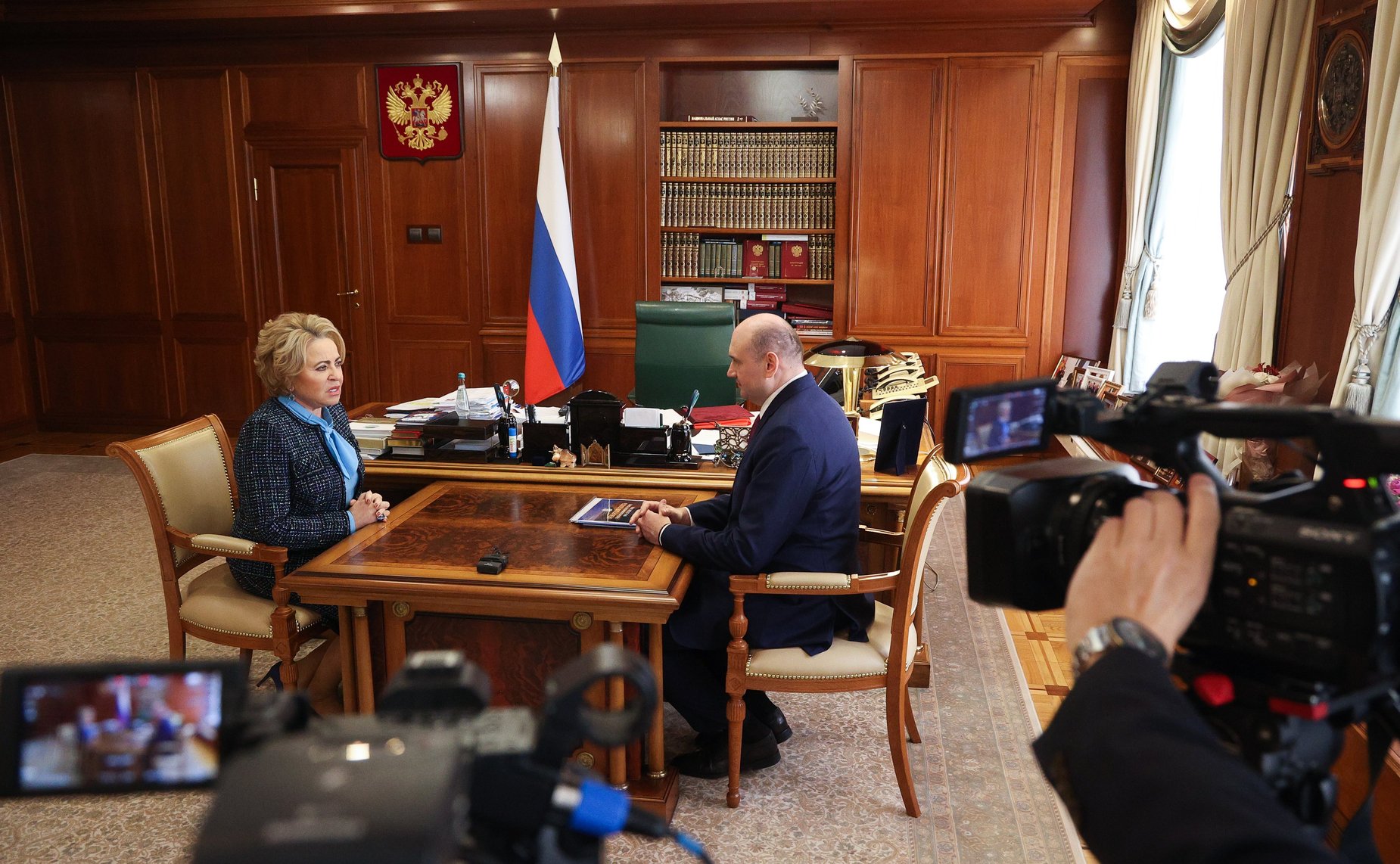 Встреча Председателя Совета Федерации Валентины Матвиенко с руководством Оренбургской области