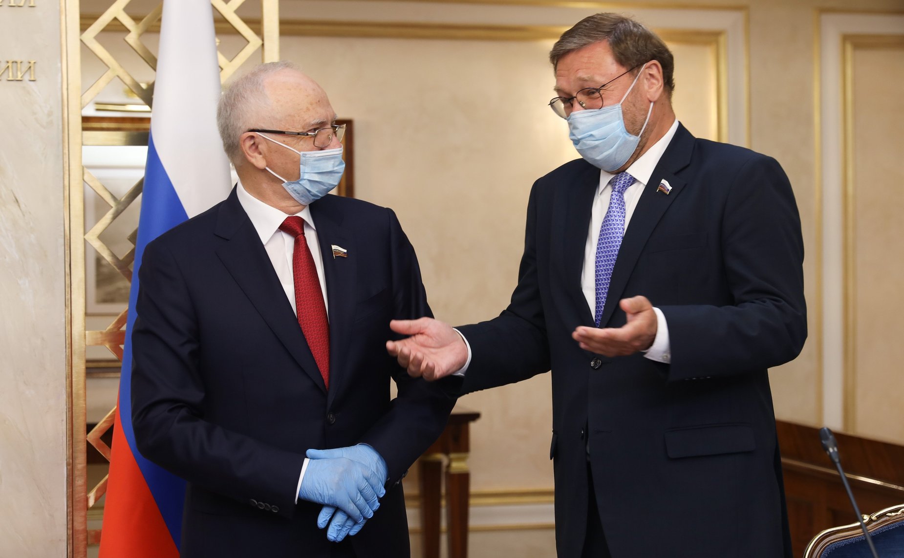 Переговоры Председателя СФ Валентины Матвиенко с Председателем Сената Французской Республики Жераром Ларше