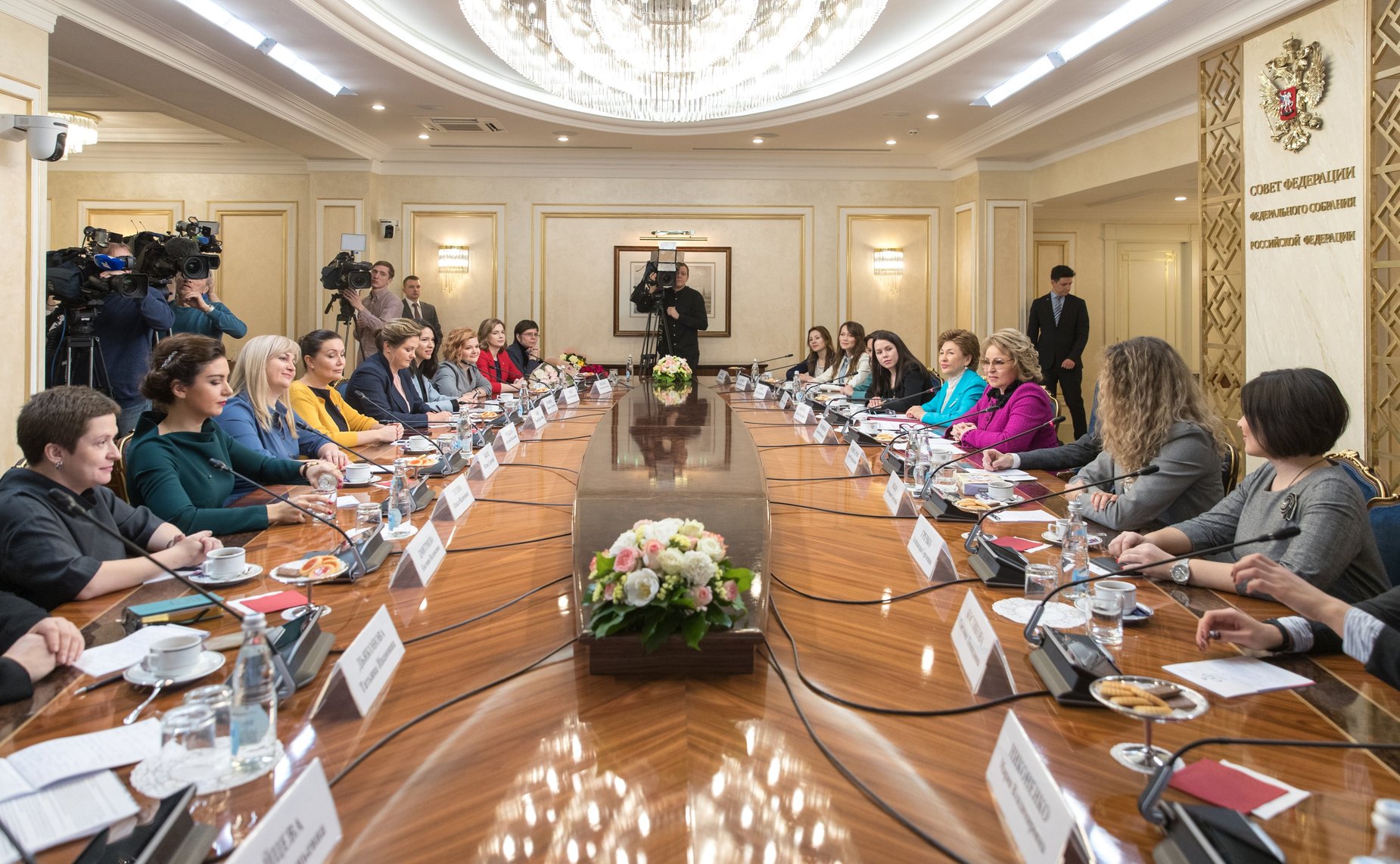 Встреча В. Матвиенко с женщинами – участницами конкурса «Лидеры России»