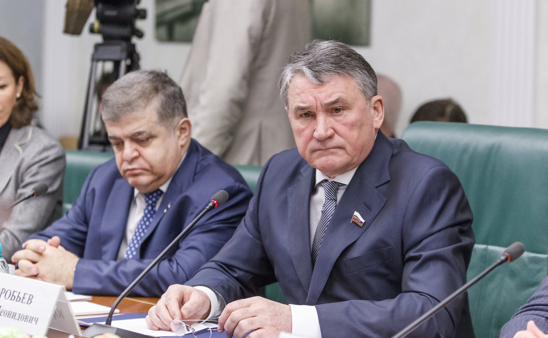 Ю. Воробьев Заседание Комитета общественной поддержки жителей Юго-Востока Украины