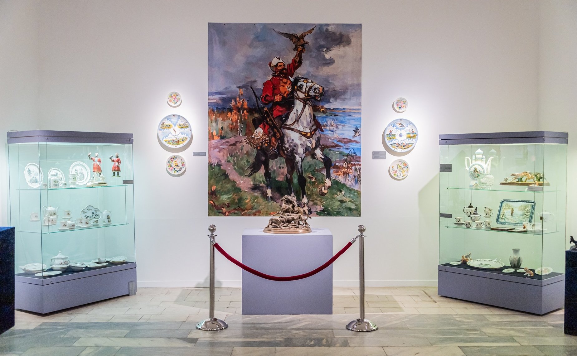 Сергей Митин принял участие в открытии выставочного проекта «Московский сокольничий»