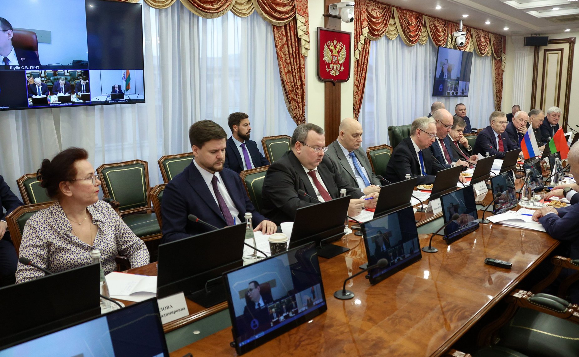 Совместное заседание Комитета Совета Федерации по международным делам и Постоянной комиссии Совета Республики Национального собрания Республики Беларусь по международным делам и национальной безопасности