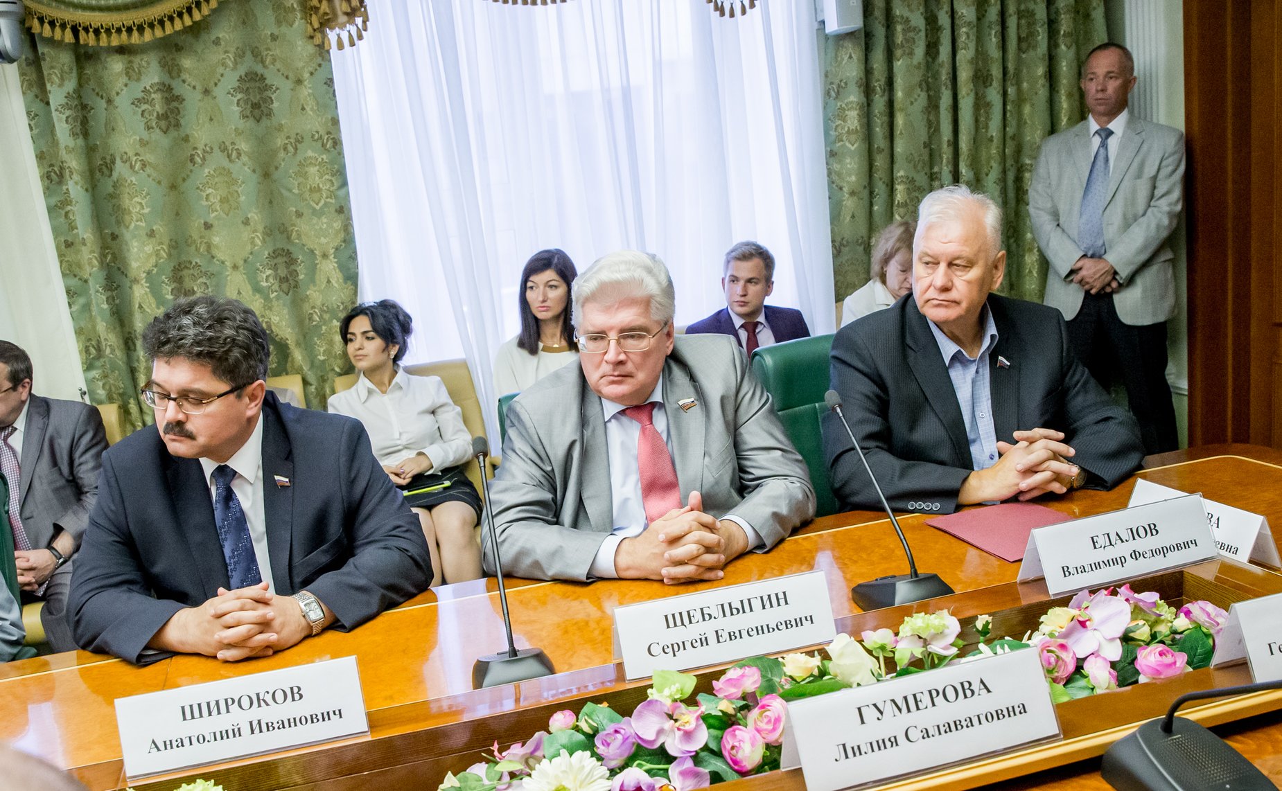 В Совете Федерации состоялось подписание Соглашения о сотрудничестве с Российским государственным университетом правосудия. Широков, Щеблигин, Едалов