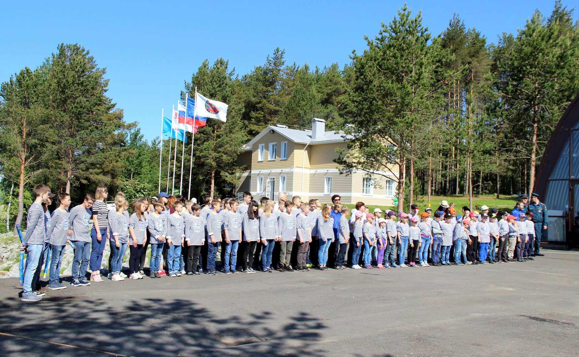 В Центре образования, оздоровления детей и развития туризма «Корабелы Прионежья» Вологодской области