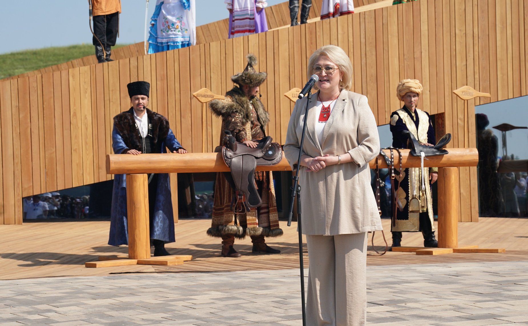 Лилия Гумерова в Республике Башкортостан приняла участие в открытии визит-центра Евразийского музея кочевых цивилизаций