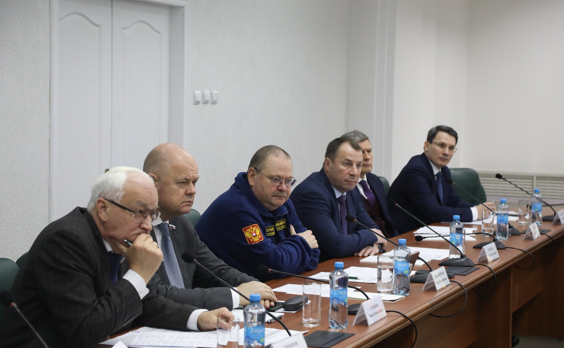 Встреча первого заместителя Председателя СФ Андрея Яцкина с Губернатором Пензенской области Олегом Мельниченко