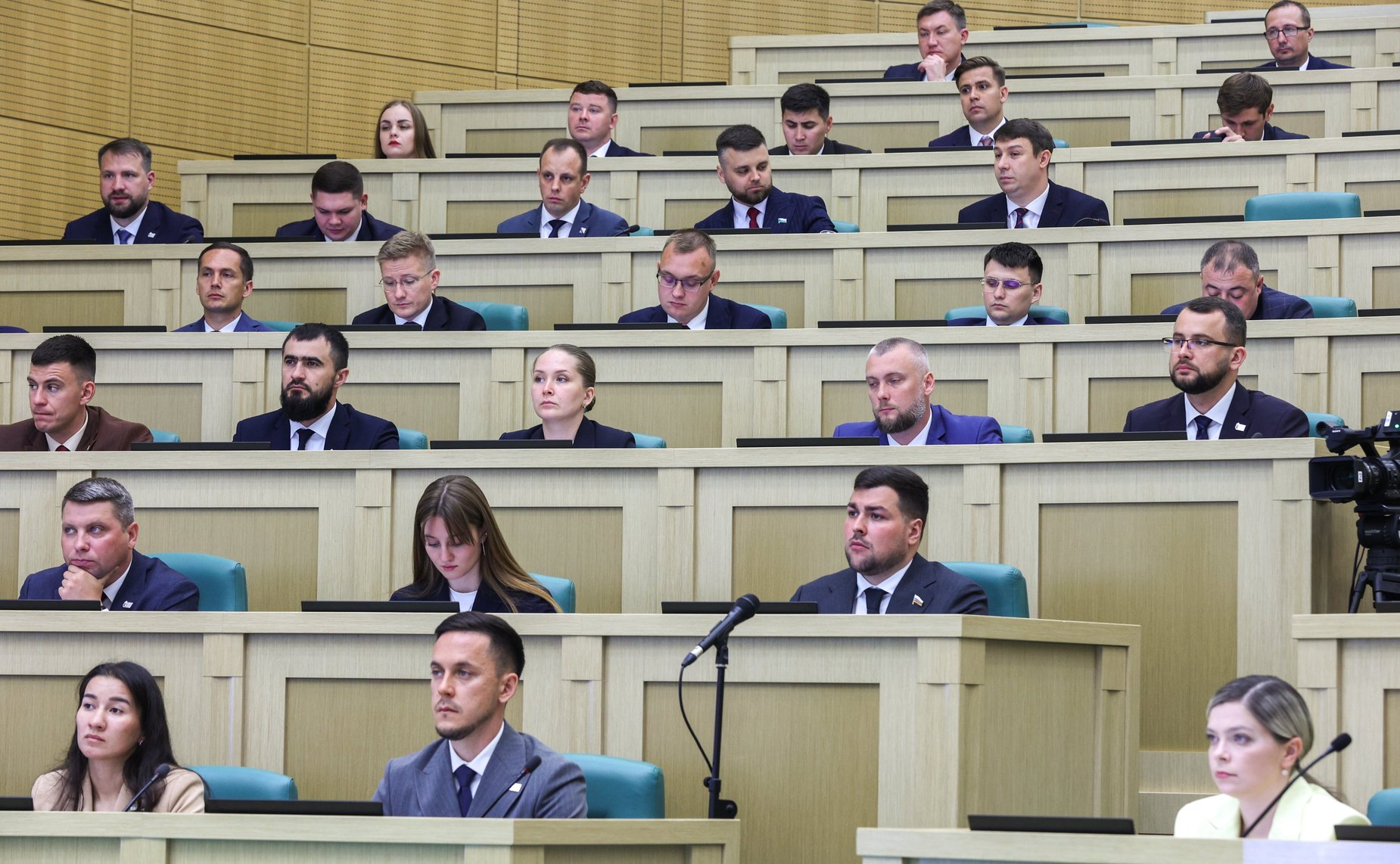 Заседание Палаты молодых законодателей при Совете Федерации