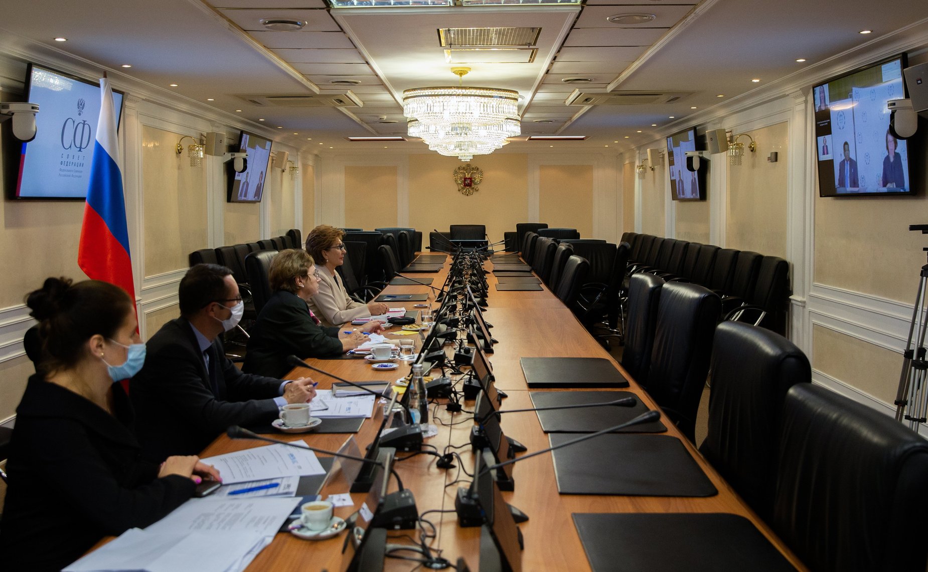 Заместитель Председателя Совета Федерации Галина Карелова приняла участие в 13-й сессии Саммита женщин-председателей парламентов в формате видеоконференцсвязи