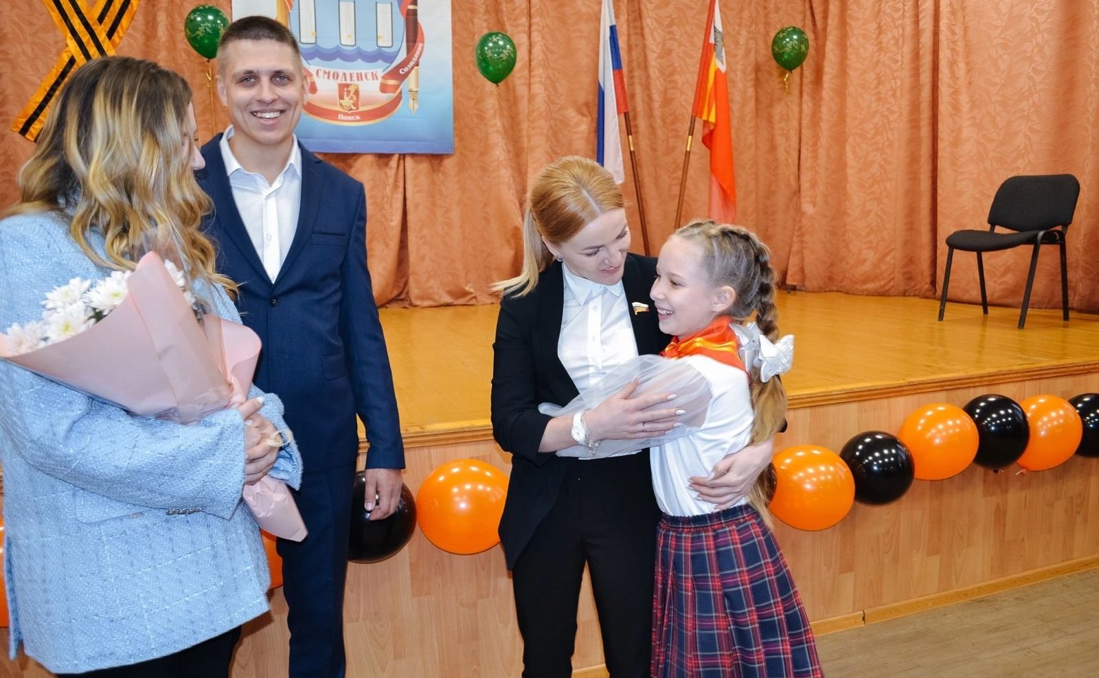 Ирина Кожанова приняла участие в награждении юного героя города Смоленска