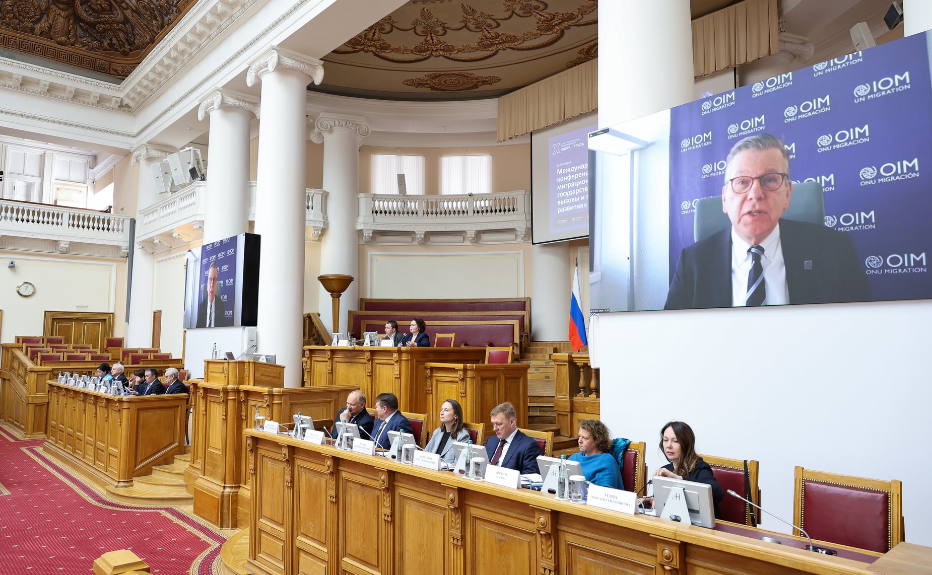 Конференция «Общее миграционное пространство государств СНГ: современные вызовы и перспективы развития» состоялась в Таврическом дворце – штаб-квартире Межпарламентской Ассамблеи государств-участников СНГ