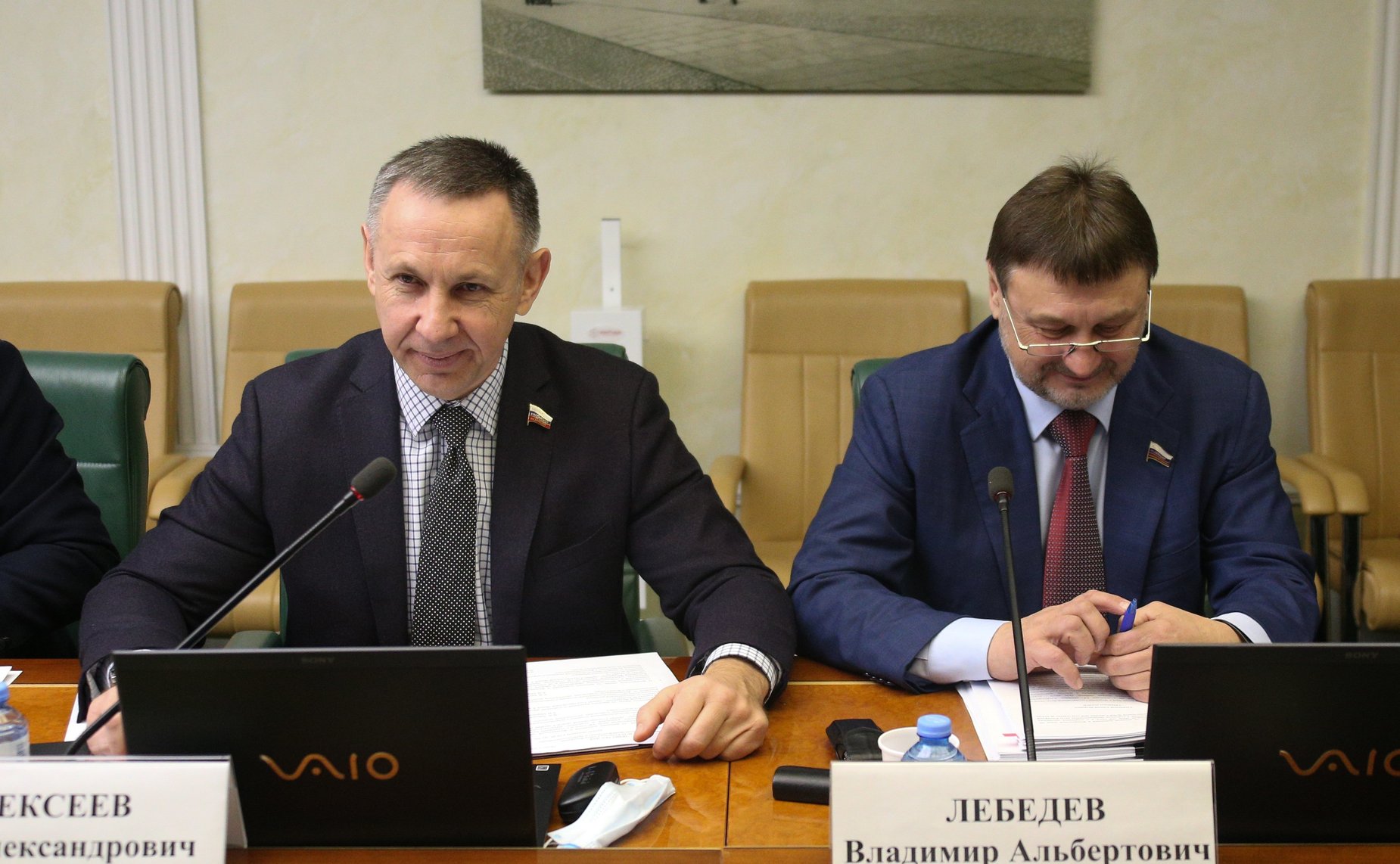 Олег Алексеев и Владимир Лебедев