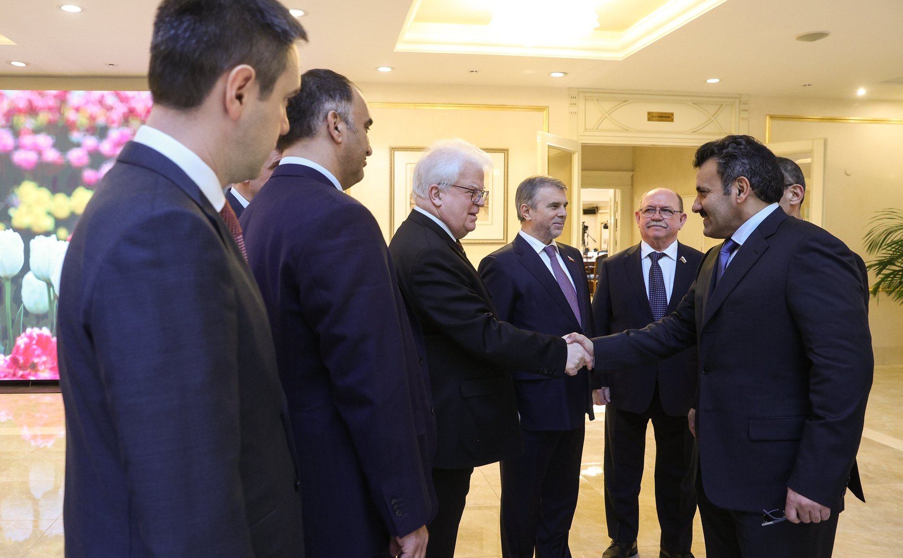 Встреча руководителя группы по сотрудничеству СФ с Консультативным советом Королевства Саудовская Аравия Белана Хамчиева с Чрезвычайным и Полномочным Послом Королевства Саудовская Аравия в Йеменской Республике