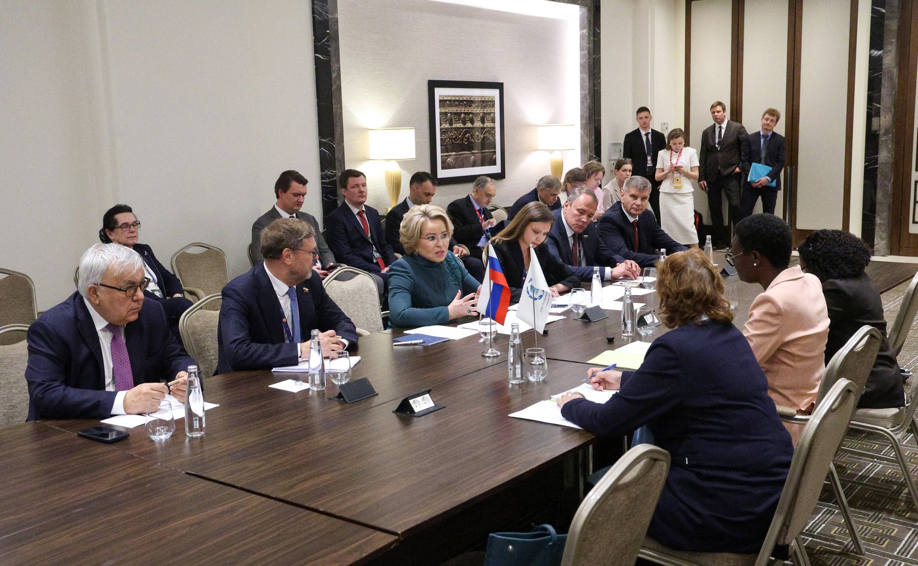 Валентина Матвиенко провела встречу с Президентом МПС Тулией Эксон