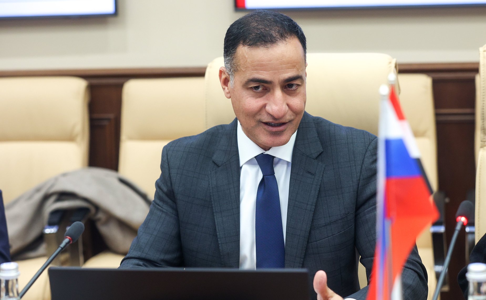 Встреча Григория Карасина с Чрезвычайным и Полномочным Послом Арабской Республики Египет в Российской Федерации