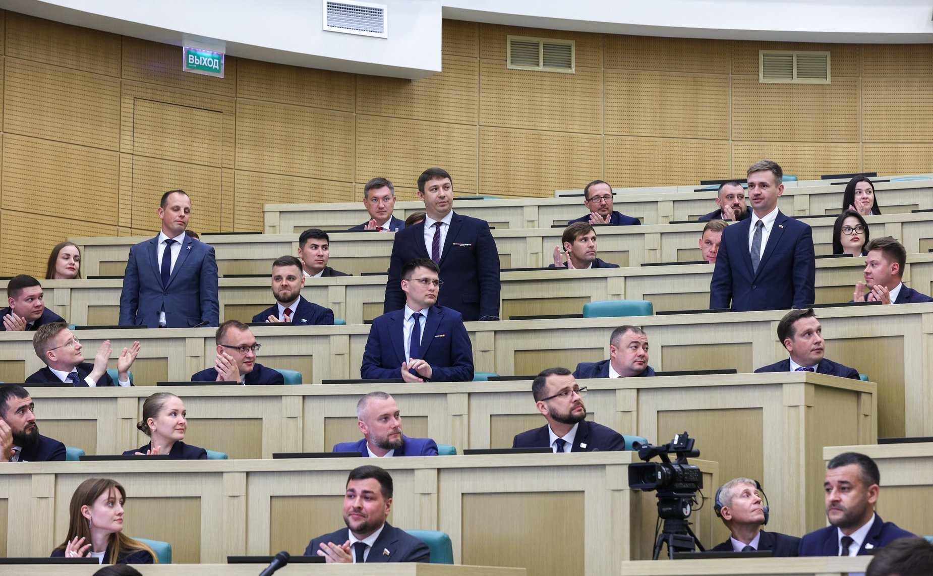 Заседание Палаты молодых законодателей при Совете Федерации