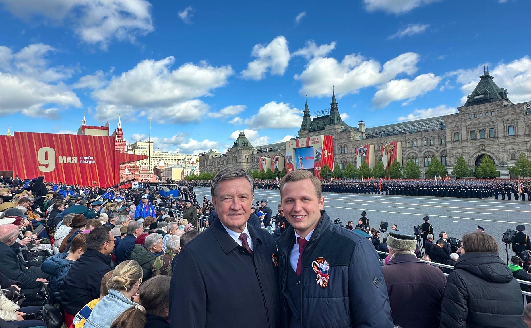 Сергей Рябухин принял участие в мероприятиях, посвящённых 80-й годовщине Победы в Великой Отечественной войне