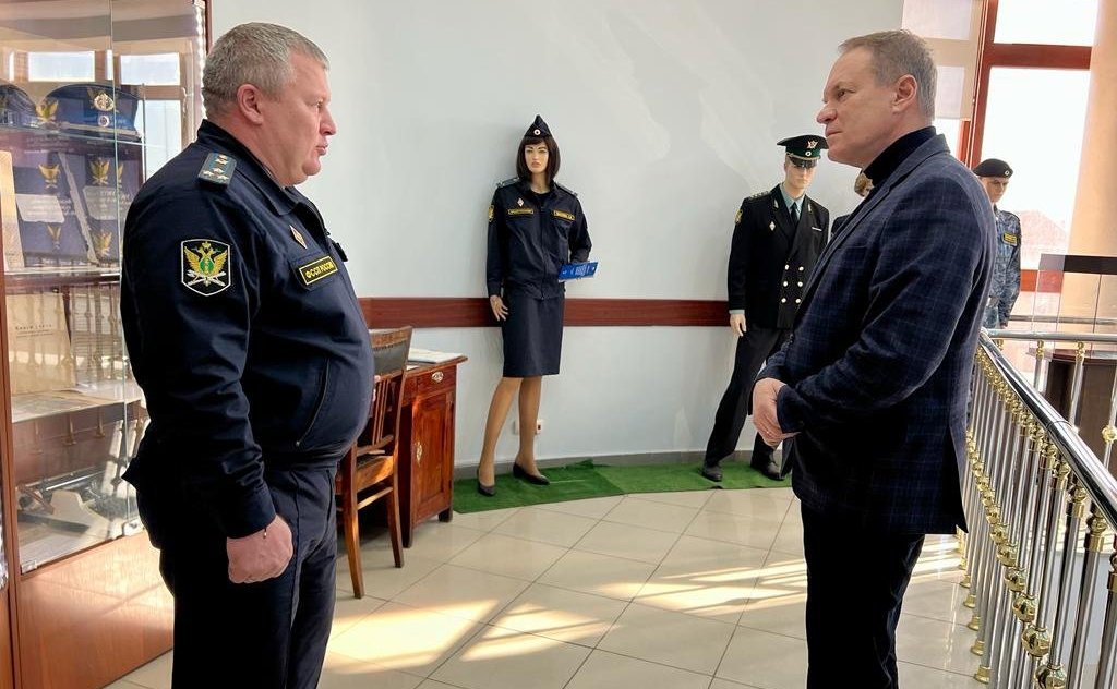 Александр Башкин посетил с рабочим визитом Управление Федеральной службы судебных приставов Российской Федерации по Астраханской области