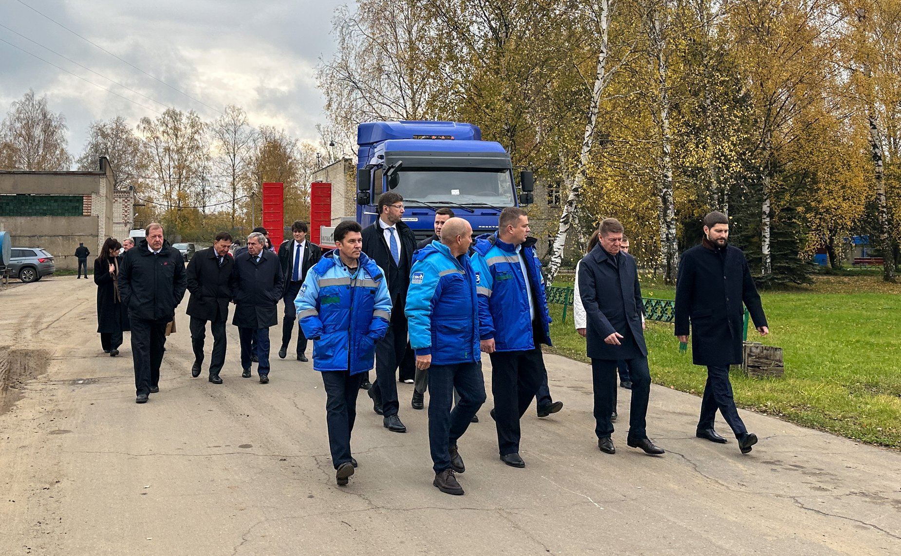 Сенаторы осмотрели городские канализационные очистные сооружения