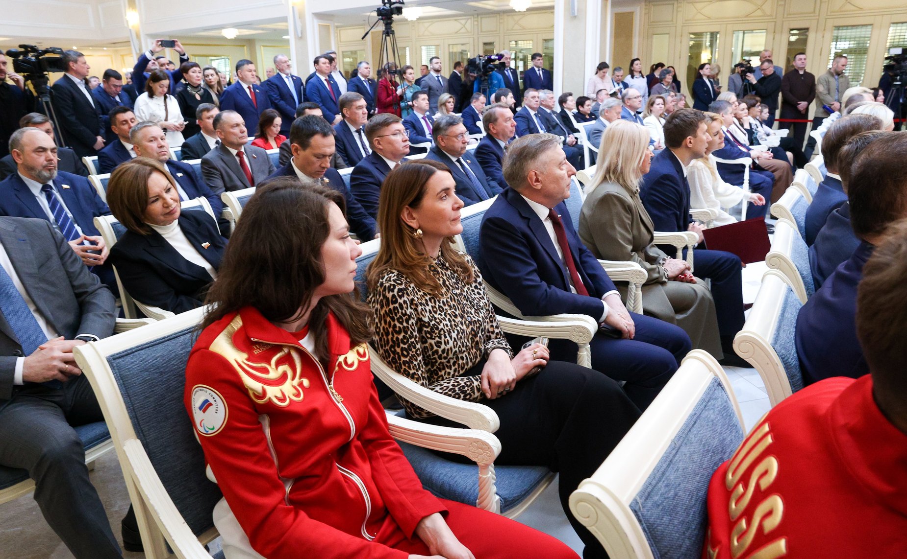 Встреча Председателя Совета Федерации Валентины Матвиенко с членами паралимпийской сборной России — победителями и призёрами ХIV Паралимпийских зимних игр 2026 года в Италии