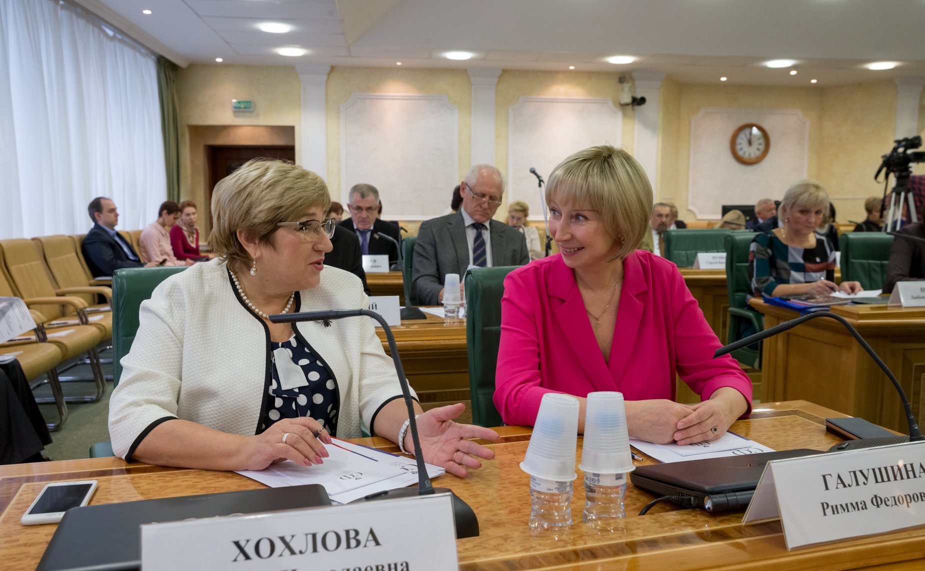 Ольга Хохлова и Римма Галушина