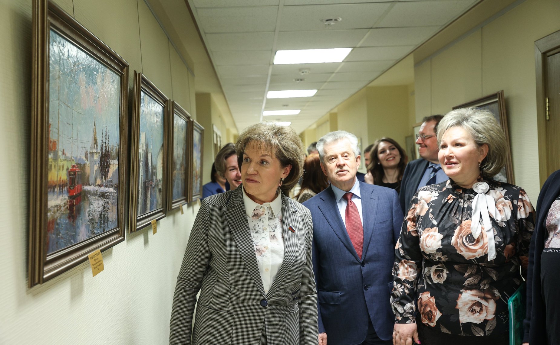 Открытие в Совете Федерации выставки работ художников-членов Ярославского отделения Всероссийской общественной организации «Союз художников России»
