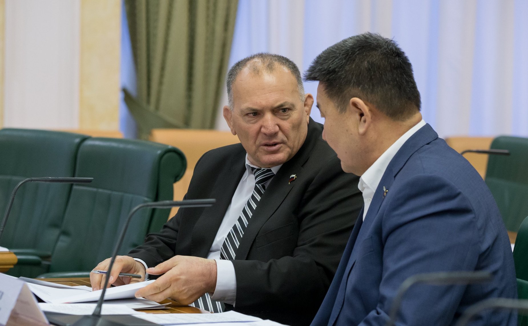 Крым Казаноков и Вячеслав Мархаев