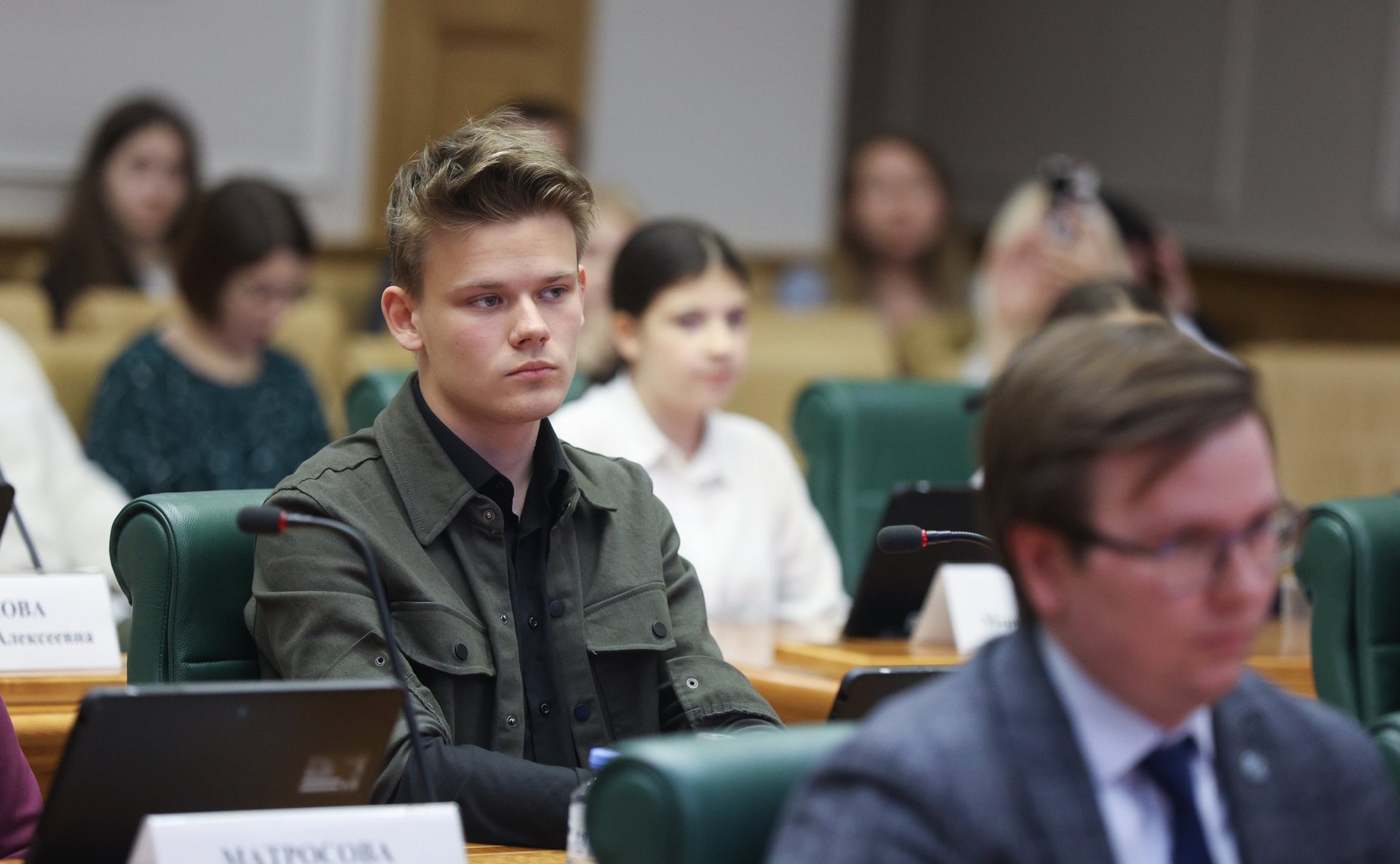 Встреча председателя Комитета Совета Федерации по науке, образованию и культуре Лилии Гумеровой с участниками Всероссийского конкурса «Моя страна-моя Россия»