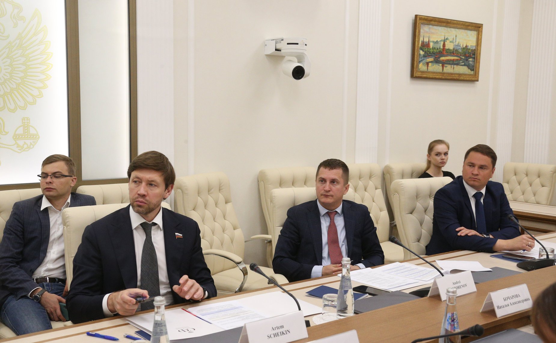 Встреча сенаторов РФ и членов Палаты молодых законодателей при СФ с молодыми парламентариями Республики Мозамбик