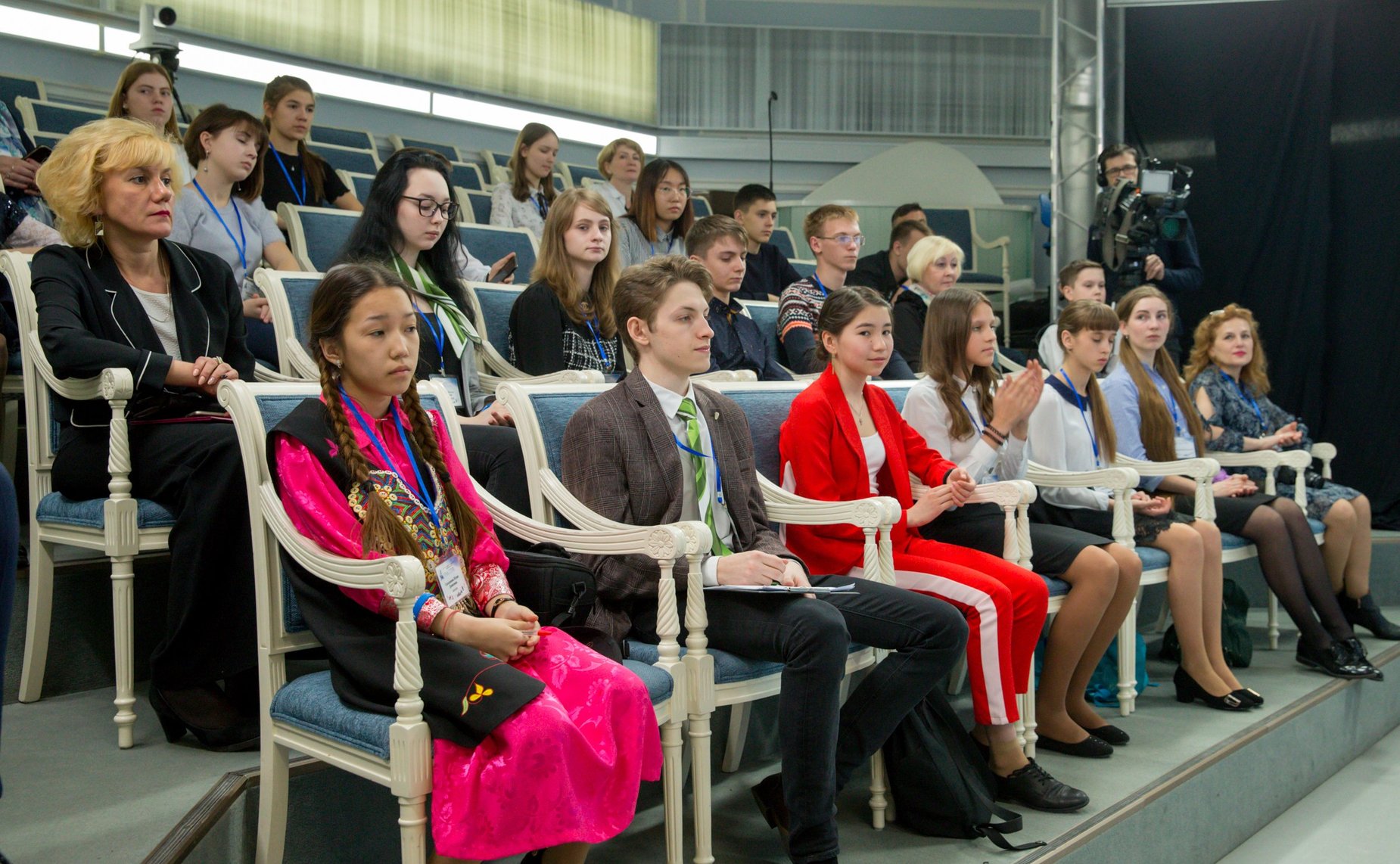 Встреча Л. Гумеровой с участниками XXVI Всероссийских юношеских чтений имени В.И. Вернадского