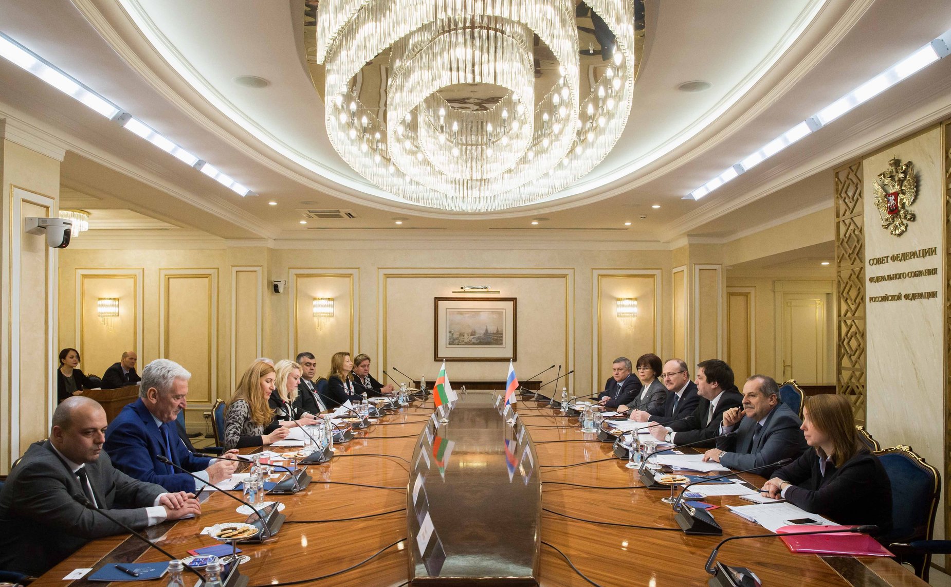 Встреча членов СФ с Министром туризма Болгарии Николиной Ангелковой