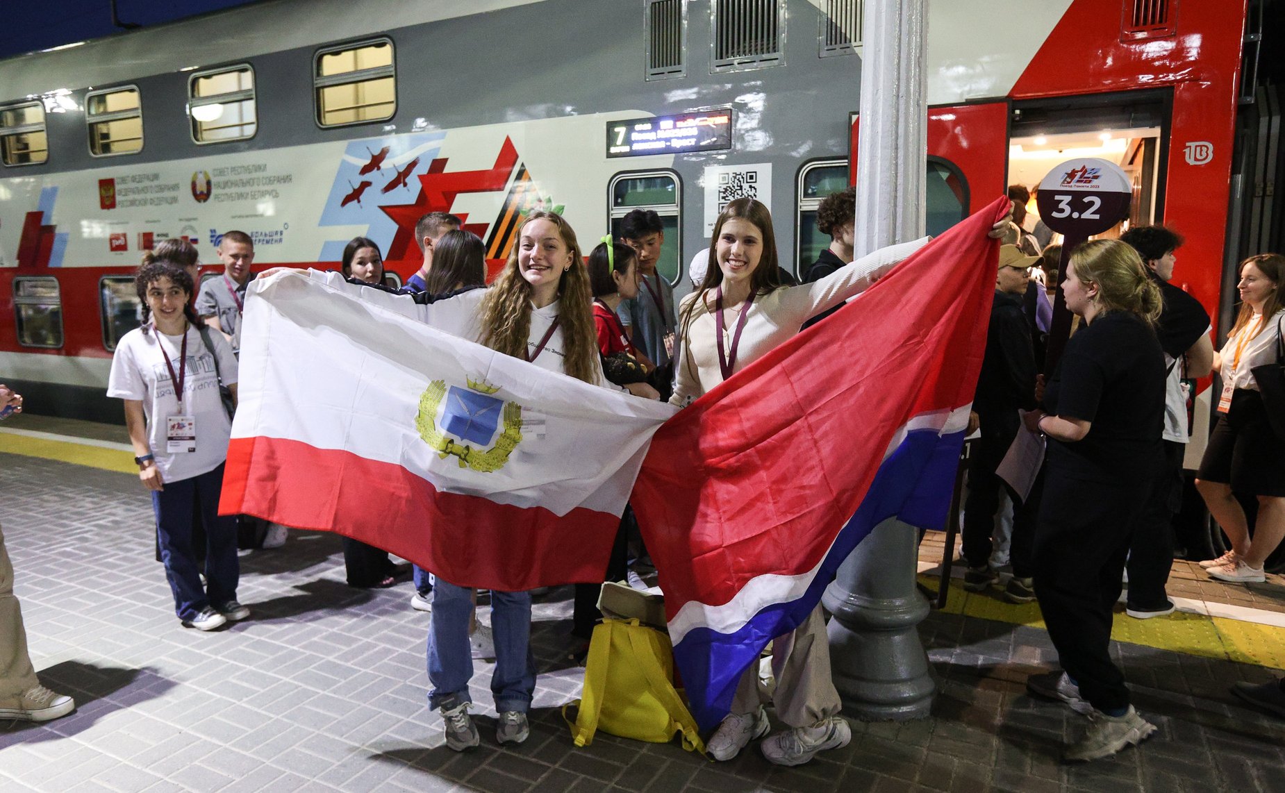 Участники «Поезда Памяти» направились в Брест для проведения торжественной церемонии старта проекта