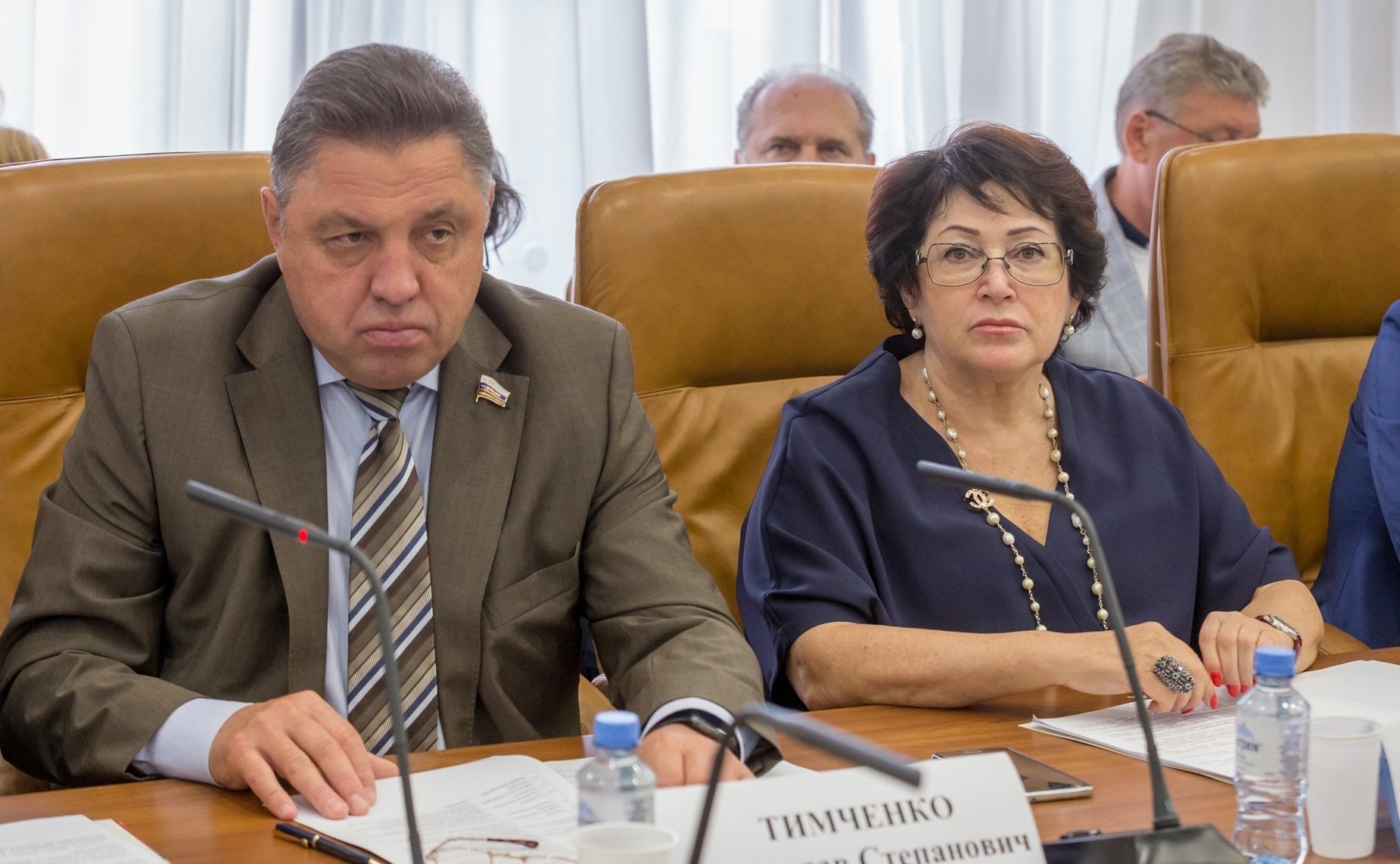 В. Тимченко и Л. Талабаева