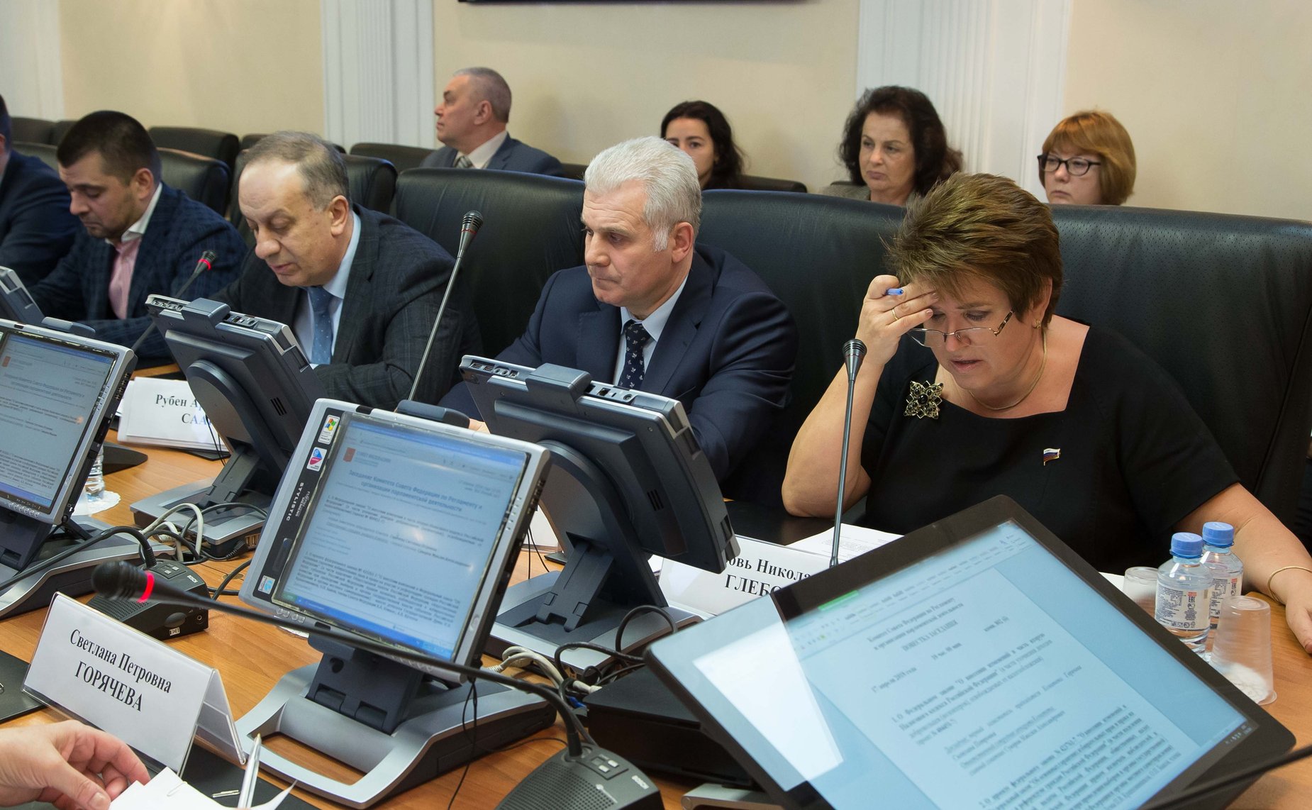 Заседание Комитета Совета Федерации по Регламенту и организации парламентской деятельности