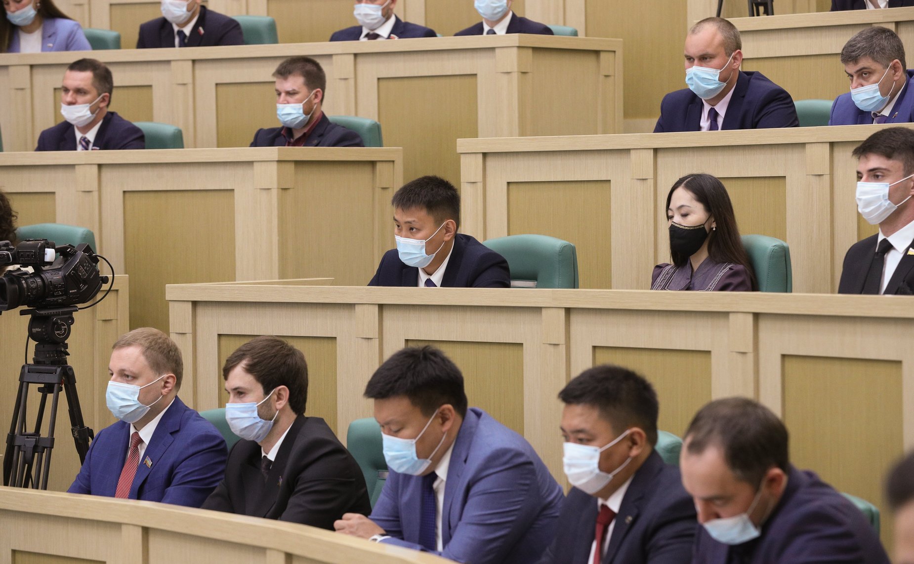 Заседание Палаты молодых законодателей при Совете Федерации