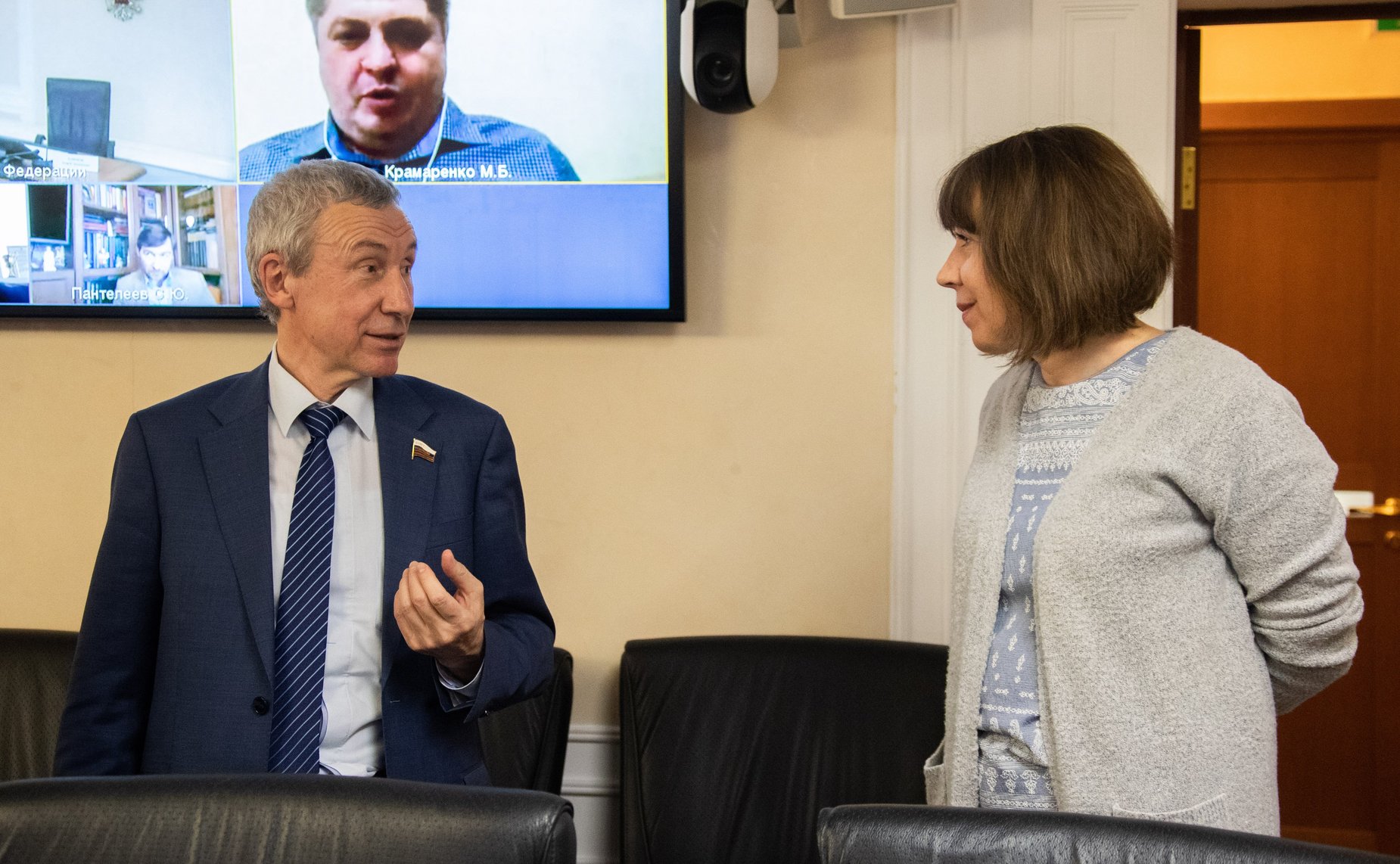 Видеоконференция с российскими соотечественниками, проживающими за рубежом