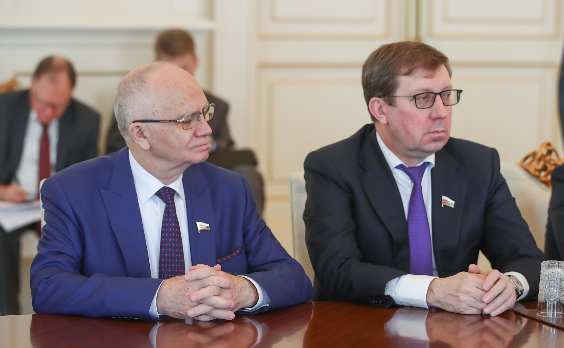 Встреча делегации Совета Федерации с Президентом Азербайджана Ильхамом Алиевым