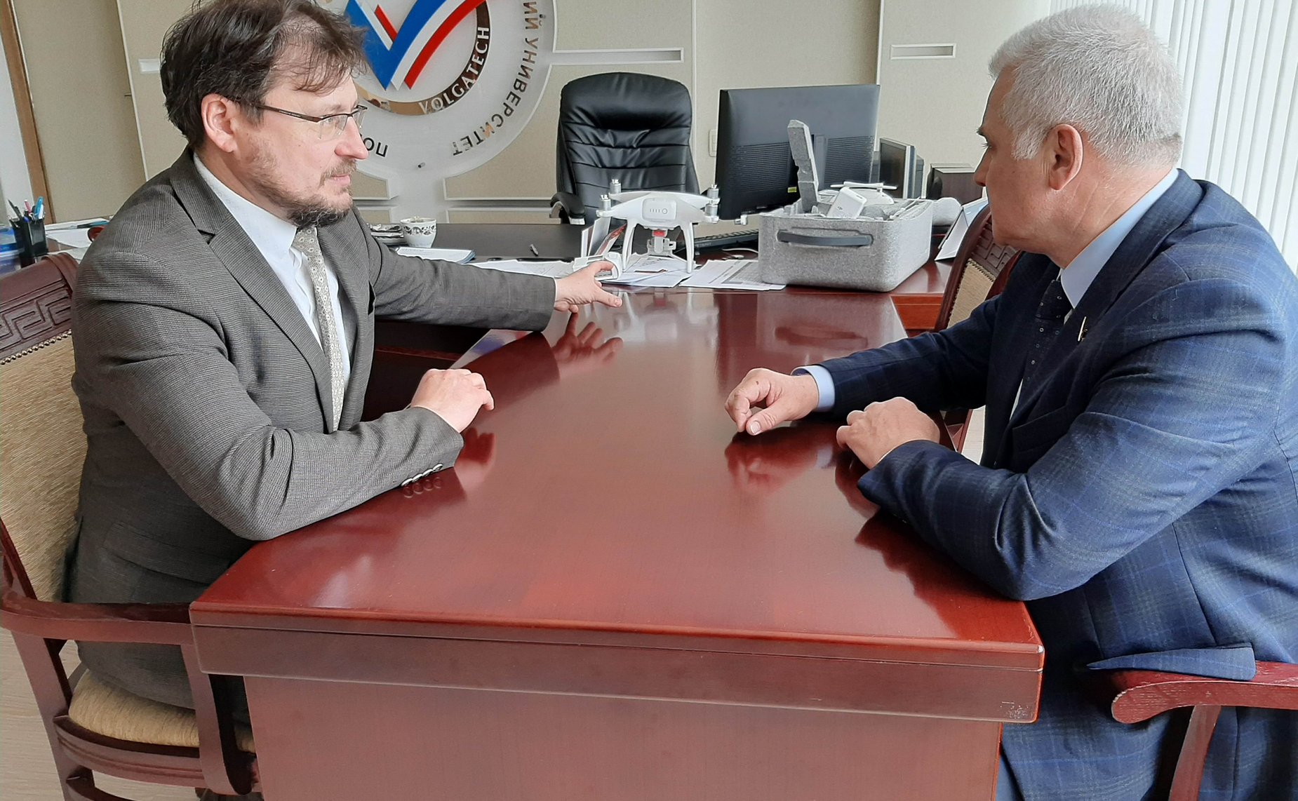 Сергей Мартынов обсудил с ректором Волгатеха Игорем Петуховым пути развития вуза