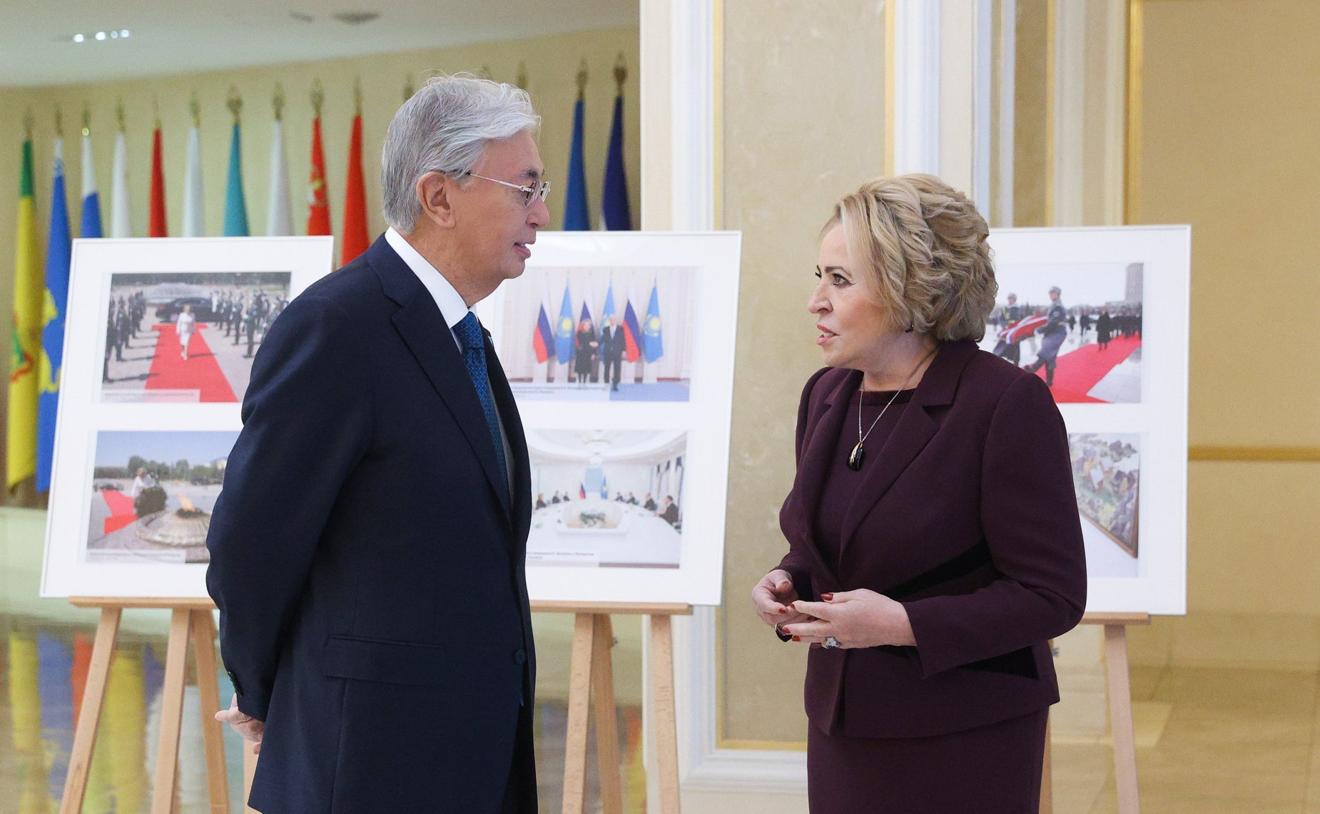 Встреча Председателя Совета Федерации Валентины Матвиенко и Президента Республики Казахстан Касым-Жомарта Токаева