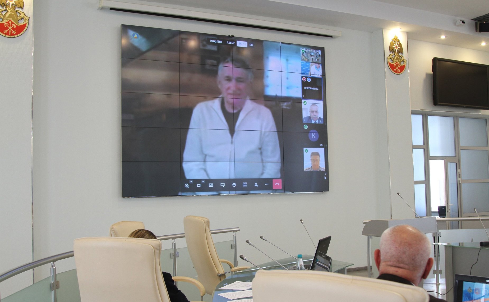 Юрий Воробьев принял участие в работе «круглого стола» Санкт-Петербургского университета ГПС МЧС России