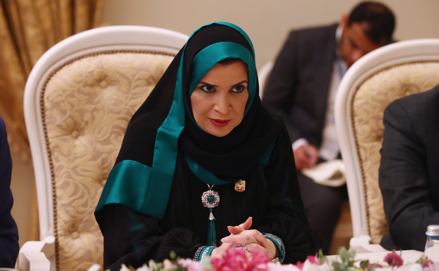 Встреча Председателя СФ В. Матвиенко с Председателем Федерального национального совета ОАЭ Амаль Аль-Кубейси