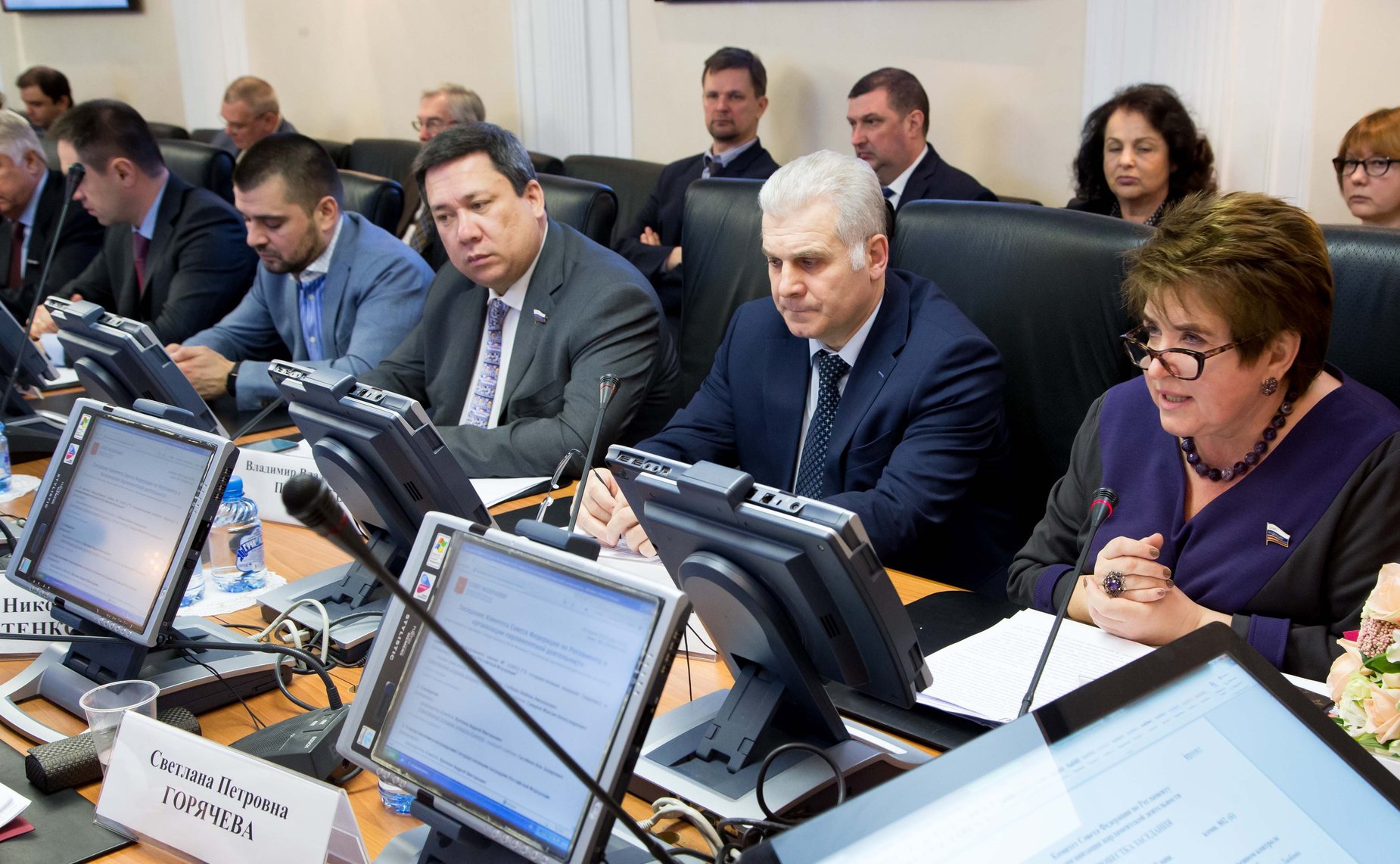 Заседание Комитета Совета Федерации по Регламенту и организации парламентской деятельности