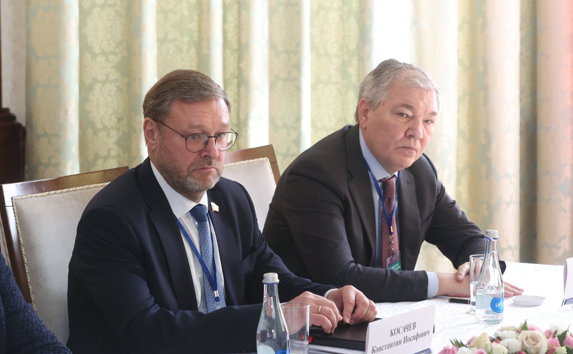 Встреча Председателя Совета Федерации Валентины Матвиенко с Председателем Жогорку Кенеша Киргизской Республики Нурланбеком Шакиевым