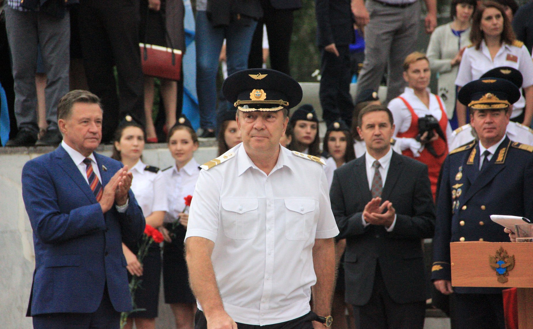 Сергей Рябухин принял участие в торжественном мероприятии, посвященному Дню знаний, в Ульяновском институте гражданской авиации им. Главного маршала авиации Б.П. Бугаева