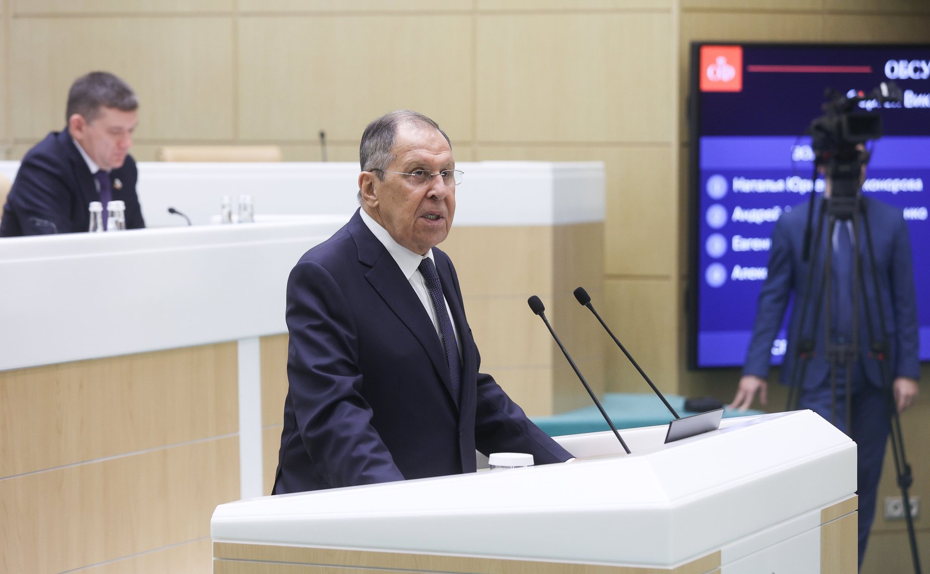 Министр иностранных дел Российской Федерации Сергей Лавров