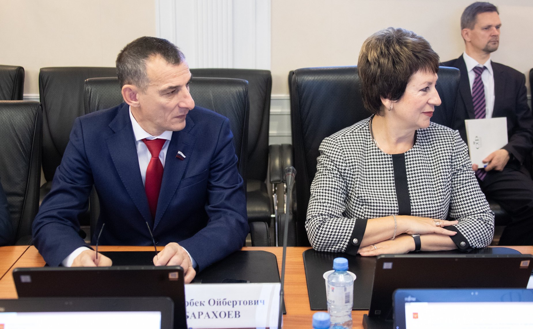 Мухарбек Барахоев и Екатерина Алтабаева