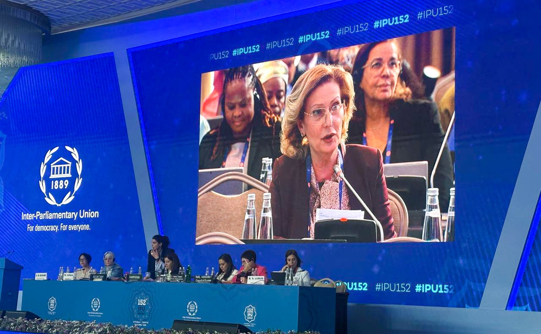 Инна Святенко приняла участие в мероприятиях Форума женщин-парламентариев, которые проходят в Стамбуле в рамках работы 152-й Ассамблеи Межпарламентского союза