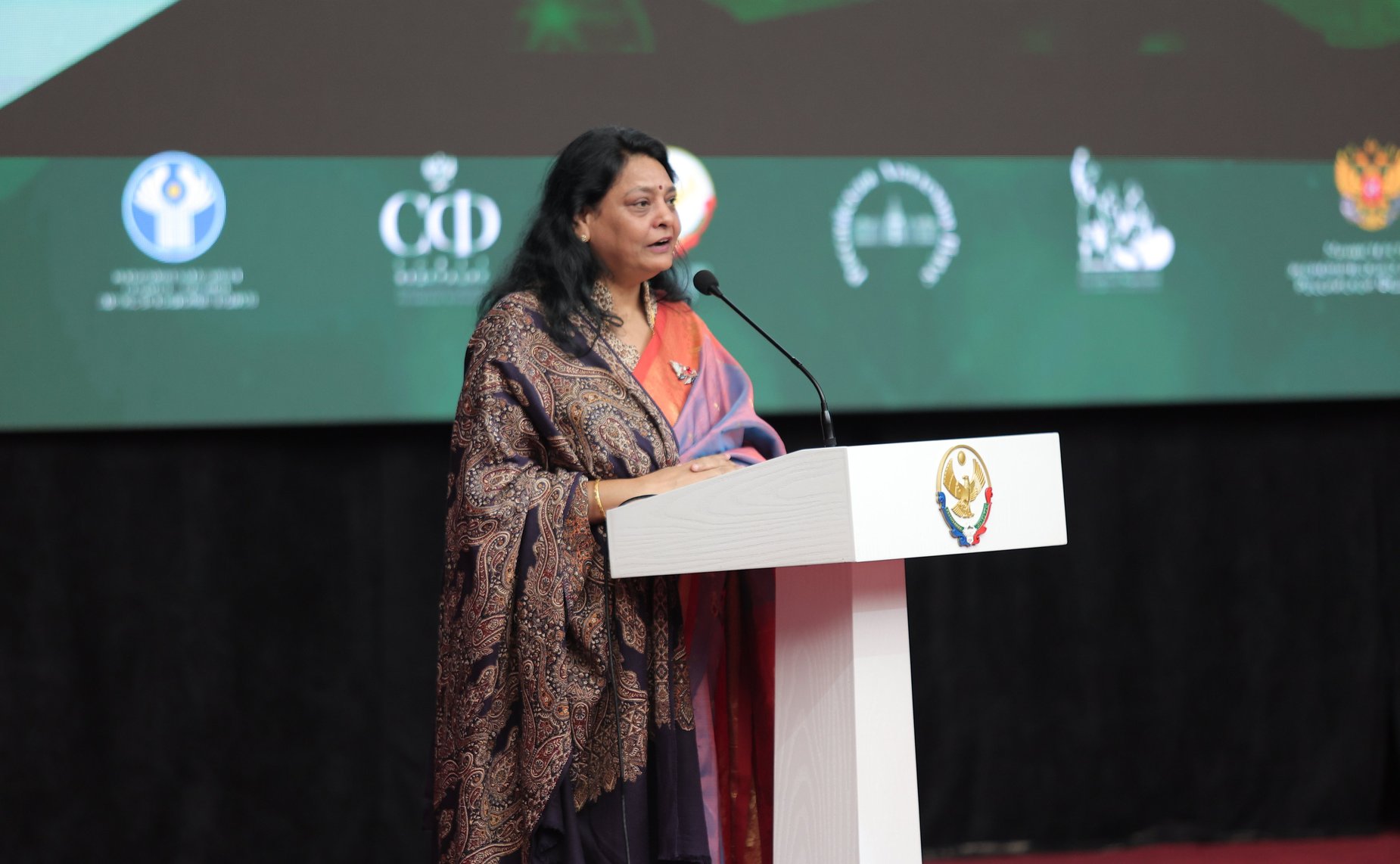 Открытие международного форума «Устойчивое развитие горных территорий» (фото пресс-служба Министерства экономического развития Республики Дагестан)