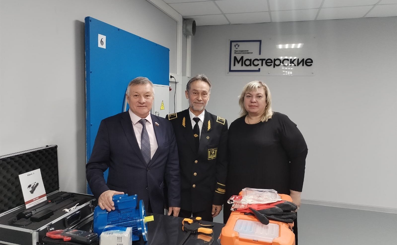 Сергей Михайлов принял участие в торжественной церемонии открытия на базе Забайкальского горного колледжа им. М.И. Агошкова новой мастерской по направлению «Электричество»